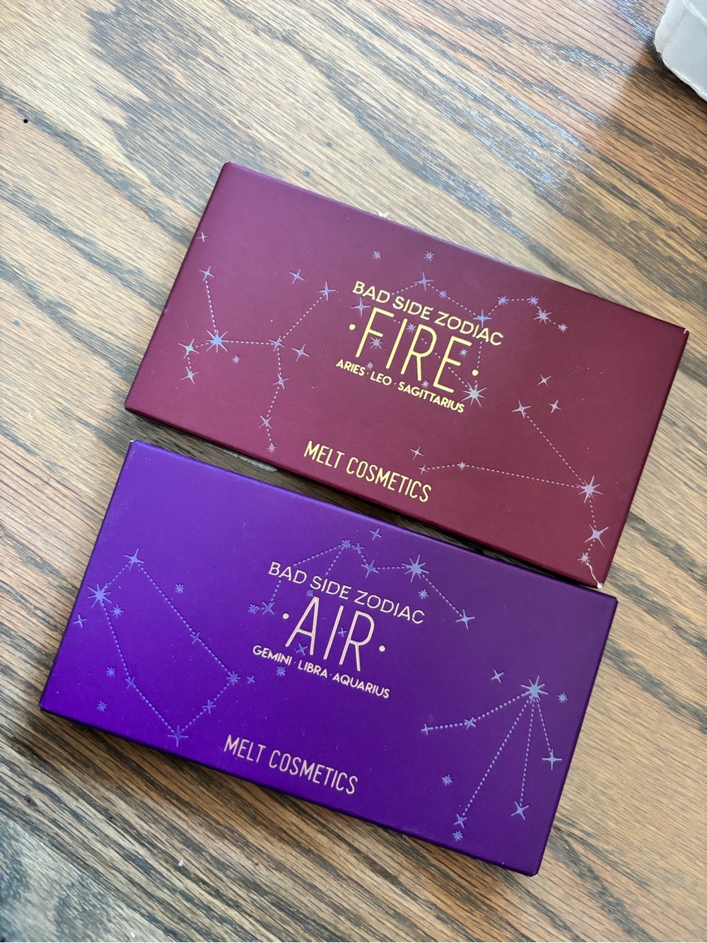 New in box melt cosmetics palettes
